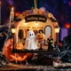 thumbnail image 4 of Uuiauoio Halloween Ghost Ornaments Spooky Cute Hanging Decor for Home Holiday Party Tree Decoration with Lantern and Black Cat Theme, 4 of 6