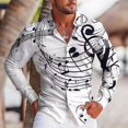 thumbnail image 1 of Camisas de otoño con estampado retro para hombre, camisas casuales de manga larga para hombre, camisetas con personalidad para exteriores para hombre, ropa holgada de calle para hombre, 1 of 6