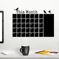 thumbnail image 1 of Mefallenssiah Diy Monthly Planner Calendar Blackboard Chalk Board Removable Wall Sticker Decal, 1 of 2