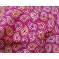 thumbnail image 5 of oneOone Silk Tabby Fuschia Pink Fabric Paisleys Diy Clothing Quilting Fabric Print Fabric By Yard 42 Inch Wide, 5 of 6