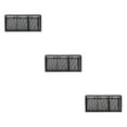 thumbnail image 4 of Guardoinrt Magnetic Pencil Holder Black Mesh Basket Refrigerator for Locker Table 3 grid Small 3Set, 4 of 6