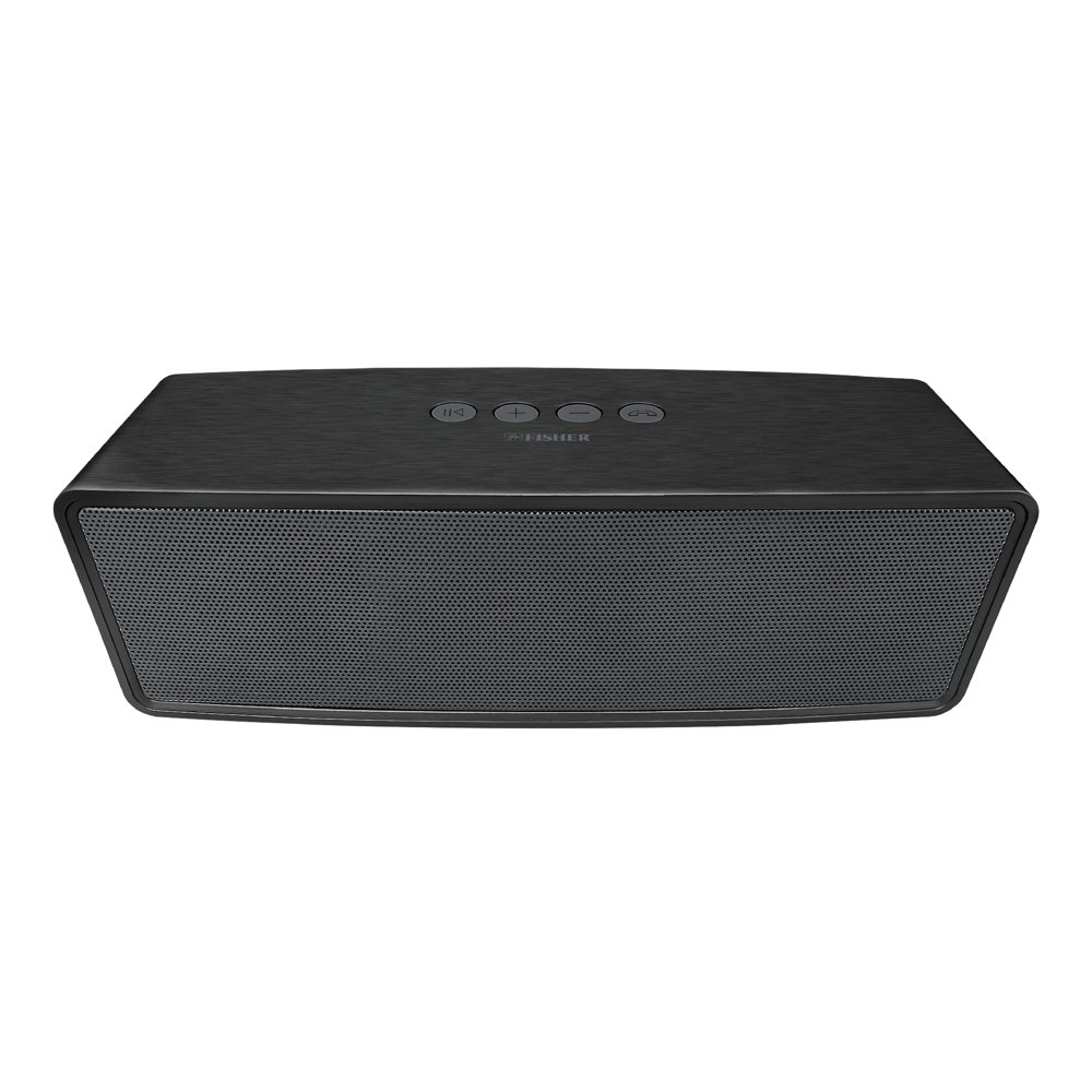 Fisher Portable Wireless Bluetooth Speaker, Builtin Mic, Sleek Design