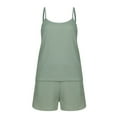thumbnail image 6 of gakvov Women'S Fashion Two Piece Silk Sleepwear Nightwea Soft Casual Pajamas Sets, 6 of 6