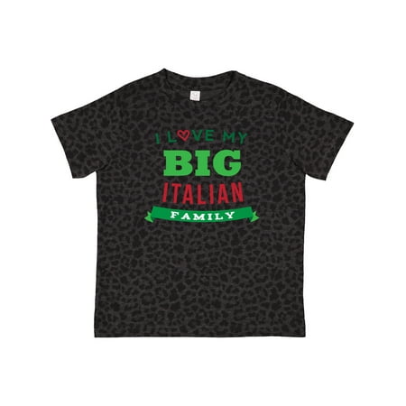 

Inktastic Big Italian Family Gift Toddler Boy or Toddler Girl T-Shirt