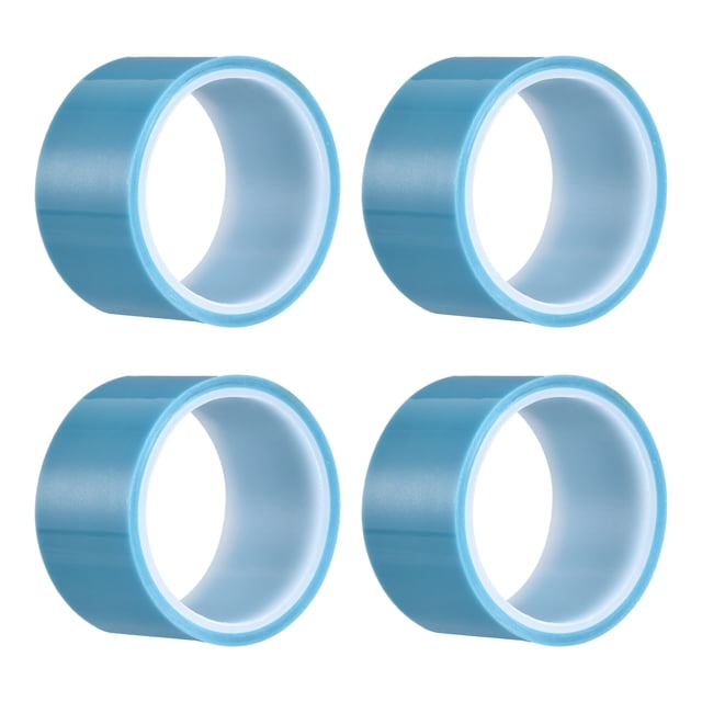 Cintas de resina Uxcell de 1" de ancho x 16 pies, 4 piezas de cinta adhesiva térmica, fácil de rasgar para moldear resina epóxica, azul oscuro