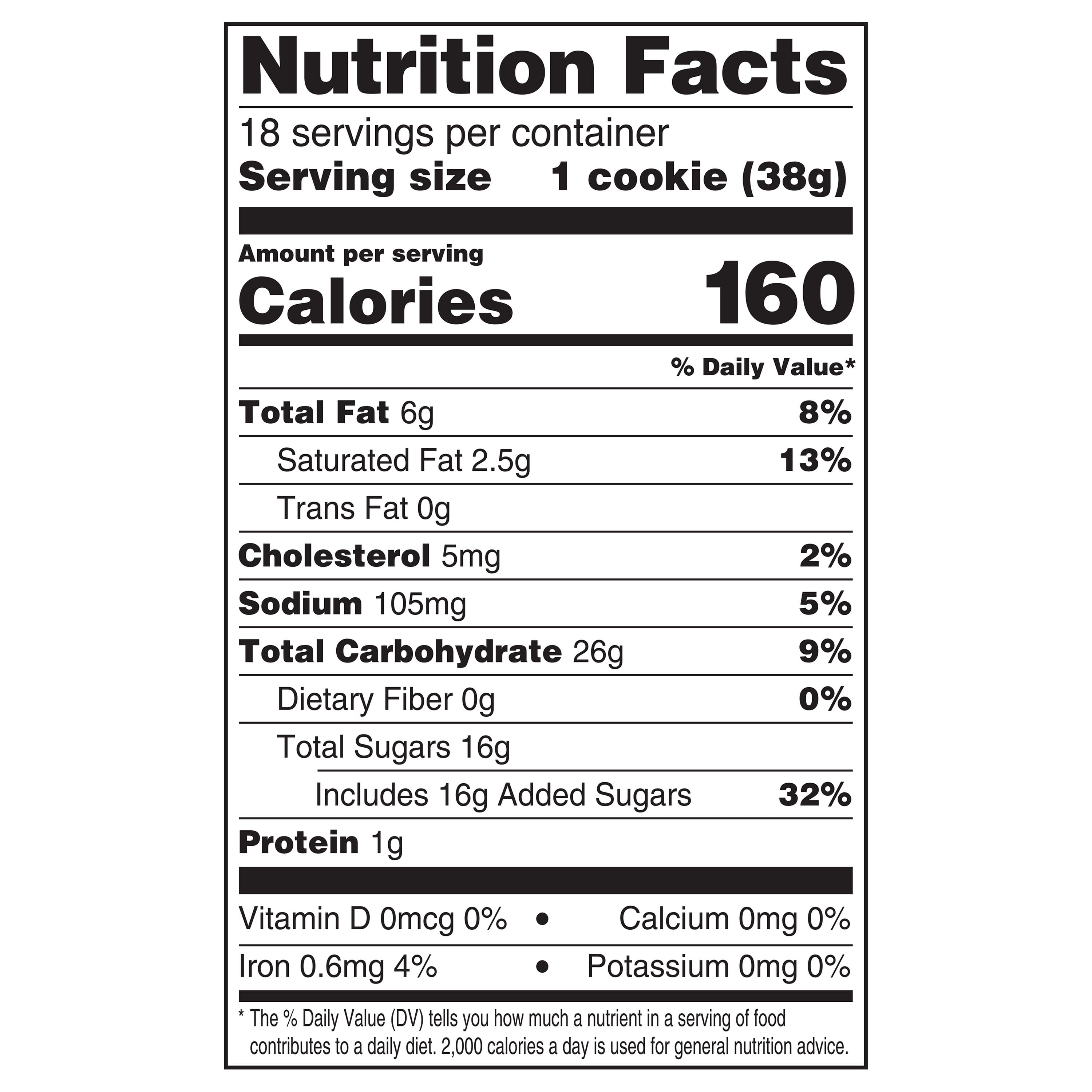 Freshness Guaranteed, Frosted Sugar Cookies, Blue and Red, 24.3 oz, 18 Count