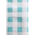 thumbnail image 3 of Newbridge Blue Pastel Easter Farmhouse Check Vinyl Tablecloth With Flannel Backing, Spring Gingham Flannel Backed Vinyl Tablecloth, 60” x 102” Oblong/Rectangle, Robins Egg Blue, 3 of 7