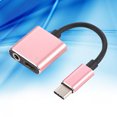 thumbnail image 6 of GAXIRE Type C Earphone Adapter Rose Gold 1Set 4.7x1.1x0.3In, 6 of 10