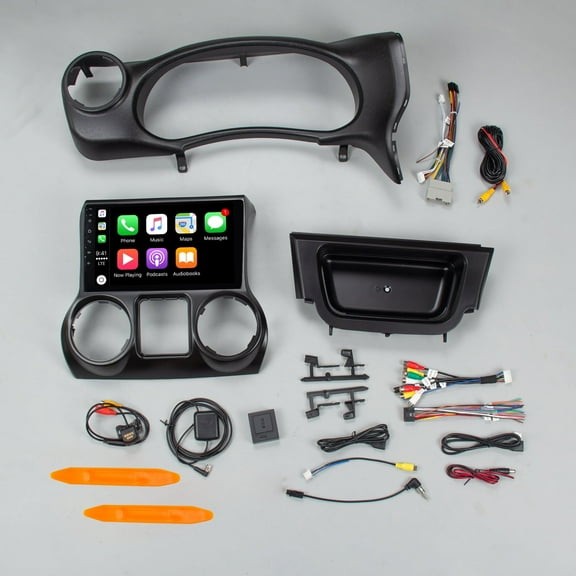 10.1" Carplay Android 13 for 2015-17 Jeep Wrangler JK Car Stereo Radio GPS Navi FM