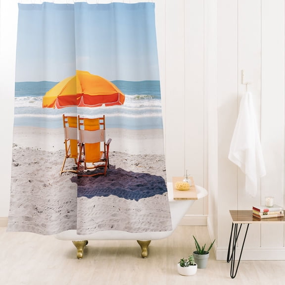 Society6 Bethany Young Photography Folly Beach Ii Shower Curtain 71" x 74"