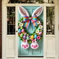 thumbnail image 3 of RKSTN Easter Door Cover Holiday Party Layout Outdoor Photo Decoration Door Frame Rabbit Vertical Banner Curtain, 3 of 6
