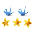 thumbnail image 1 of OULII 75Pcs Origami Sheets Paper with Vivid Double Sided Colors for Creative DIY Craft Projects, 1 of 5