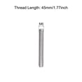 thumbnail image 2 of Uxcell Fully Threaded Rod M6 x 45mm 1mm Thread Pitch 304 Stainless Steel Right Hand Threaded Rods Bar Studs 5 Pack, 2 of 6