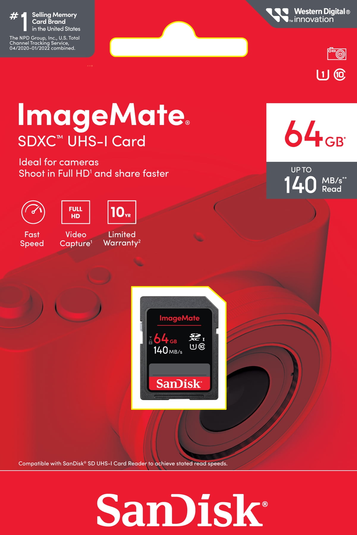 SanDisk ImageMate 64GB SDXC Flash Memory Card