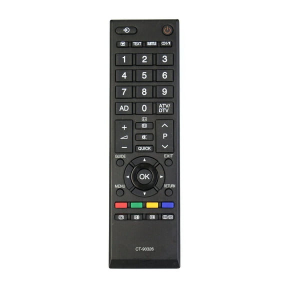 New CT-90326 Replace Remote for Toshiba TV 32AV623D 37AV607P 40LV675D 42SL738G