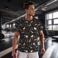 thumbnail image 3 of Wukai Cute Rabbit And Flower Print Men's Short-Sleeved Mesh T-Shirt,Quick-Dry Short Sleeve Workout T-Shirt-X-Small, 3 of 8