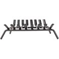 thumbnail image 3 of Country Living 24 in Black Steel Fireplace Log Grate – Heavy-Duty Log Holder, 3 of 3