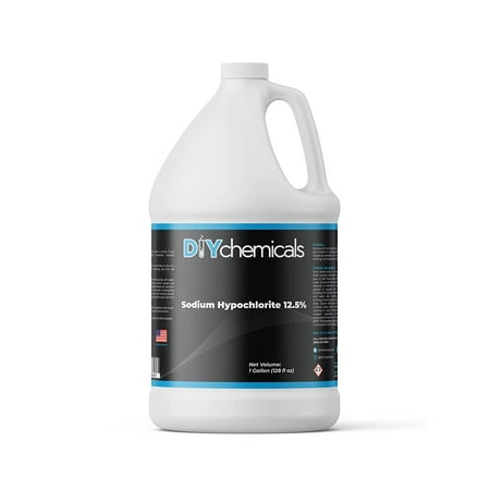 Sodium Hypochlorite 12.5% - Bleaching Agent in Detergents, Textile, Paper and Pulp Industries - Made in USA (1 Quart)