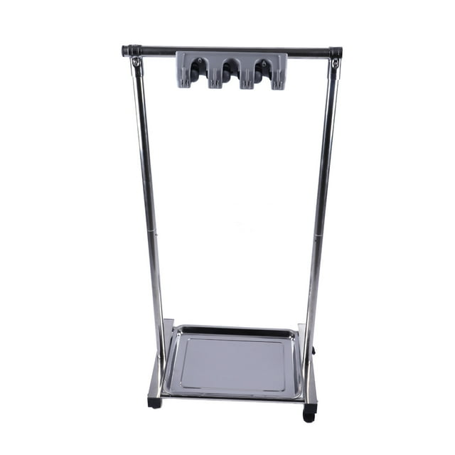 Organizador de soporte para fregona ANGGREK Acero Inoxidable Con ruedas 3 estantes