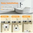 thumbnail image 2 of Calentador de Agua Eléctrico sin Tanque, Calentador de Agua Caliente Instantáneo de 4500W de Temperatura Constante con Control Remoto y Pantalla Digital Bajo Demanda, 2 of 8