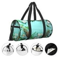 thumbnail image 5 of KLL Tropical Pineapple Duffle Bag For Men Women Sport Gym Fitness Tote Travel Training Workout Basketball Football Weekender, 5 of 8
