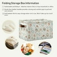 thumbnail image 5 of GZHJMY Beautiful Shells Foldable Canvas Storage Bin, Sturdy Fabric Storage Basket with Handles, Storage Cube Box for Organizing Shelf Nursery Toy Closet 1 Pack#869, 5 of 7