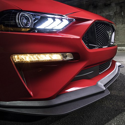 Ford Performance Wind Splitter M-16601-MPP For Use With 2018-2020 Ford Mustang GT; Black; With Upper And Lower Splitters/Installation Hardware