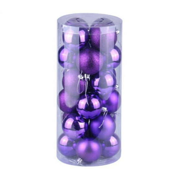 Luxsea 24pcs Christmas Ball Ornaments for Xmas Tree Shatterproof Christmas Decorations Hanging Ball Small for Holiday Party Decoration,Tree Ornaments