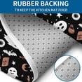 thumbnail image 4 of Accented Spooky Halloween Pattern Bathroom Rugs Sets 3 Piece,Toilet Cover Set,Absorbent Non Slip Bathroom Mats Sets with U-Shaped Contour Rug Toilet Rug Set, 4 of 5