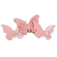 thumbnail image 1 of Tarjetas Con Mariposa, Decoración De Para , 50 Piezas, Rosa Colco Tarjeta del lugar, 1 of 8