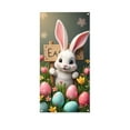 thumbnail image 1 of Easter Door Curtain Decorative Backdrop With Polyester Fabric, Holiday Pattern And Hanging Rope For Party Supplies Room Garden Wall Decoration 70.87X35.43X0.394In 0.308Lb, 1 of 6