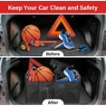 thumbnail image 6 of Car Trunk Organizer,Collapsible 2 Compartment Automotive Storage Box,50L Travel Accessories for Any Cars and SUV,Black, 6 of 7