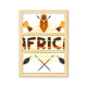 thumbnail image 1 of África texto elegante Totem signos Cuadro de madera decorativa marco de casa A4, 1 of 3