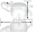 thumbnail image 4 of H&D Crystal Hippopotamus Figurine Collectible Glass Animal Figurine, 4 of 6