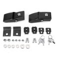 thumbnail image 1 of 2 Pcs Kits de Verrouillage de Capot Moteur avec Clé Compatible avec Jeep Wrangler 2007-2017, 1 of 4