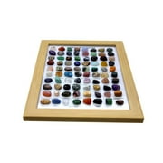 Deeceymbur 80 Kinds Of Natural Crystal Agate Ores Specimens Raws Stone Collection Ornamental Gifts