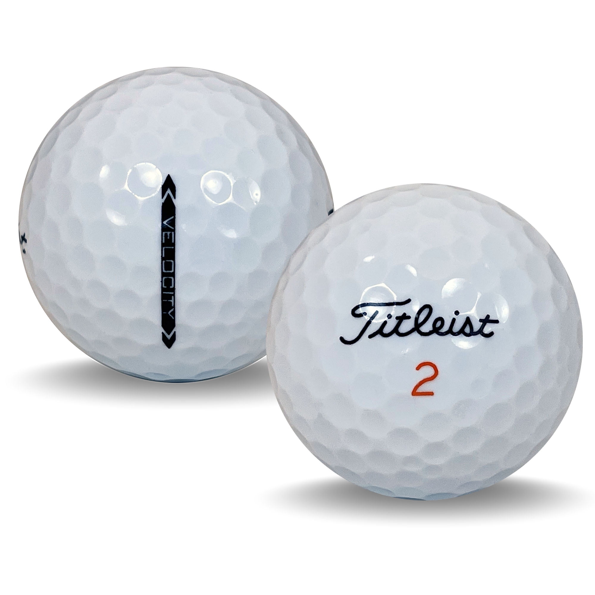 Mulligan - 48 balles de golf récupérées Titleist Velocity 5A, Blanc