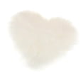 thumbnail image 1 of Alfombra Love Shape de piel de oveja Alfombra De Piel De Oveja Suave Peluda Con Forma De Amor Alfombra De Piel Sintética 5 Cm Pila Blanca Blanco Magideal Alfombra Love Shape de piel de oveja, 1 of 7