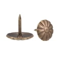 thumbnail image 1 of Unique Bargains Clous de Rembourrage Tacks 10mm Tête Dia Ronde Goupilles de Pouce Ton Bronze 40 Pcs, 1 of 4