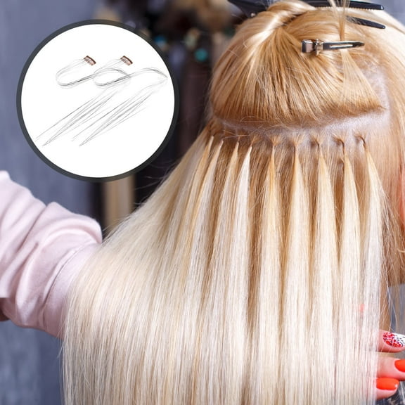 UPOUART Sparkle Hair Extensions Glitter Tinsel Hair Pet 6Pcs