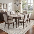 thumbnail image 3 of SIXHOME 9'x12' Area Rugs for Living Room Marble Swirl Abstract Rug Ultra Soft Washable Rugs for Bedroom Anti Slip Durable Carpet Home Decor for Dining Room Gray, 3 of 7