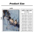 thumbnail image 5 of Fence Flowers Shower Curtains Blue Window Nature Floral Plants Scenery Modern Garden Wall Hanging Home Bathroom r with, 5 of 7