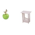 thumbnail image 1 of Escultura de fruta de cerámica para mesita de noche, decoración versátil para cafetería, salón, estudio, balcón y espacios de vacaciones., 1 of 8