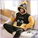 thumbnail image 4 of Conjunto de pijama de franela gruesa para mujer, ropa de dormir cálida para el hogar, Tops y pantalones para parejas, Unisex, Invierno, 4 of 5