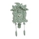 thumbnail image 4 of Reloj de pared contemporáneo con sonido de cuco, de plástico resistente, ideal para el dormitorio. Verde, 4 of 9