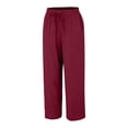 thumbnail image 6 of Outfmvch cotton linen pants women Women's Culottes Womens Embroidered Linen Pants Linen Beach Pants Boho Wide Leg High Waist Wide Leg Trousers with Pockets Barrel Pants Women Beach Long Pants Red L, 6 of 8