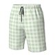 thumbnail image 4 of Fotbe Pistachio Green Checkboard Trajes de Baño Estampados para Hombre, Shorts de Verano de Secado Rápido, Ropa de Playa, Bañadores-Medium, 4 of 6