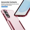 thumbnail image 6 of Compatible with Samsung Galaxy S25 Edge 5G Phone Case Glass Screen Protector Hybrid Rugged Shockproof Hard Protective Drop Proof Full Body Heavy Duty Mobile Cell Cover for S25Edge 25S 6.66 2025 Pink, 6 of 8