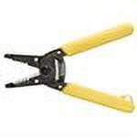 Wire Stripper, 7 in L, 6 AWG to 14 AWG, Yellow, Cushion-Grip