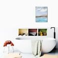 thumbnail image 6 of 12x16 Inch Modern Navy Blue Canvas - Bathroom Wall Art with Coastal Beach and Ocean Prints, 6 of 7